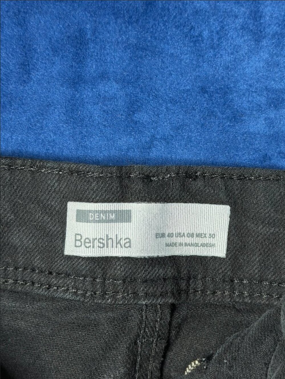 Bershka Black Denim Mini Skirt - Picture 3 of 3